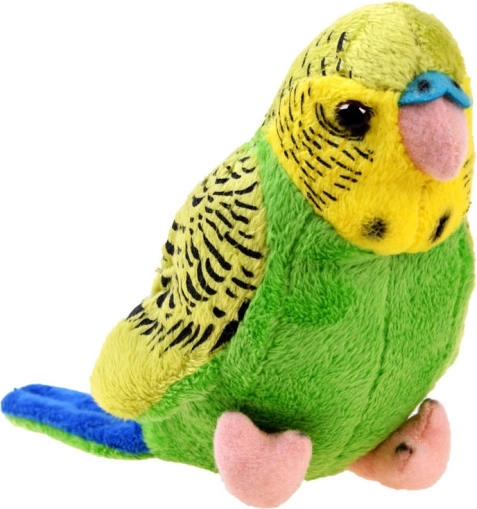 plys andulat grøn-blå 13 cm beppe zoo