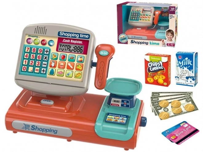 Batteridrevet kasseapparat med touchscreen