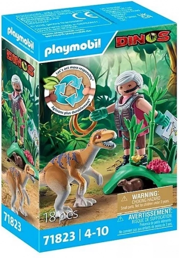 Playmobil Dinos velociraptor – legesæt til børn