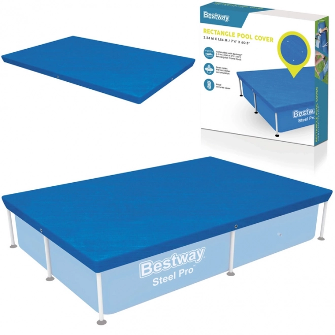 Overtræk til rektangulær pool Bestway 224x154 cm