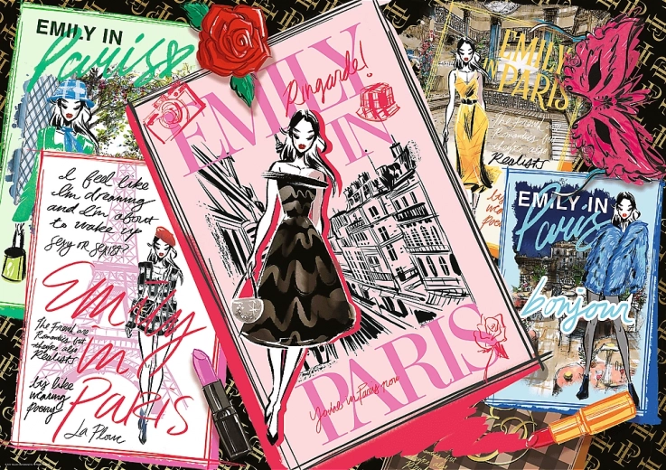 Puslespil Emily in Paris: modemagasin 1000 brikker