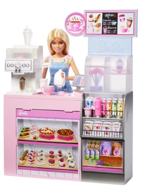 Barbie barista i caféen