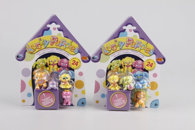 Lucky Puppies blister – glade hvalpe figurer