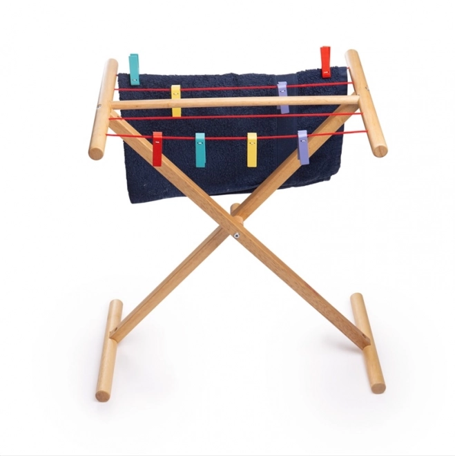 Træ tørrestativ til tøj Bigjigs Toys