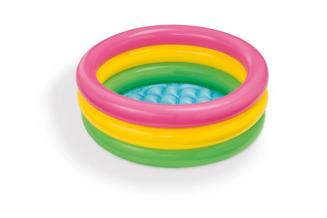 Farverig oppustelig pool