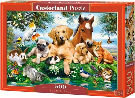 Puslespil 500 brikker Summer Pals CASTORLAND