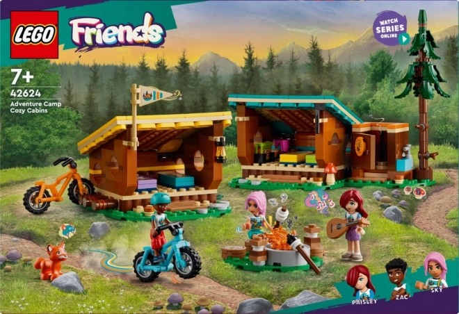 LEGO Friends 42624 Hyggelige hytter på eventyrlejr