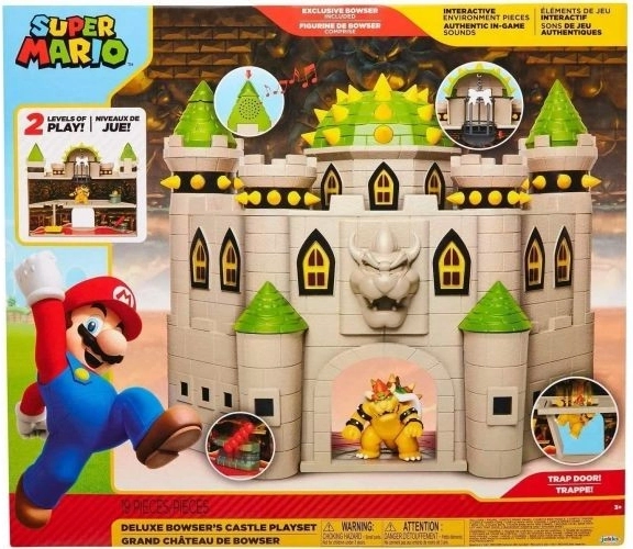 legesæt super mario – bowsers slot med lydeffekter