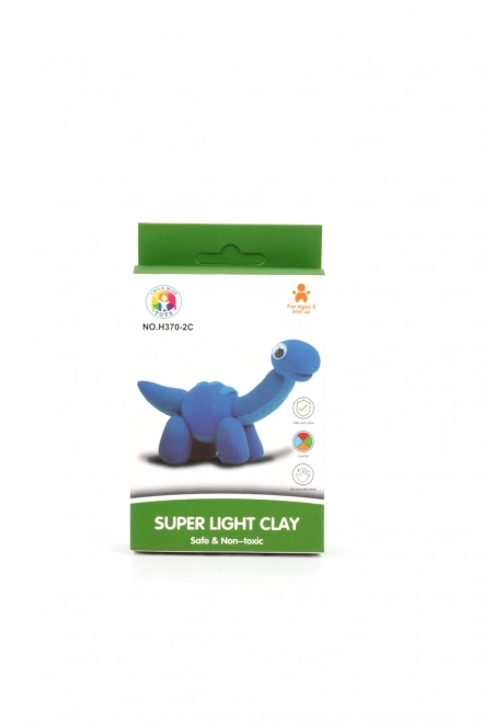 Dinosaur af let modellervoks til børn