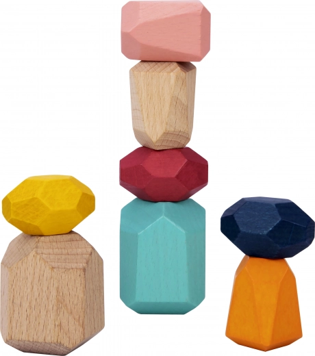 Balancerende træsten til kreativitet og motorik