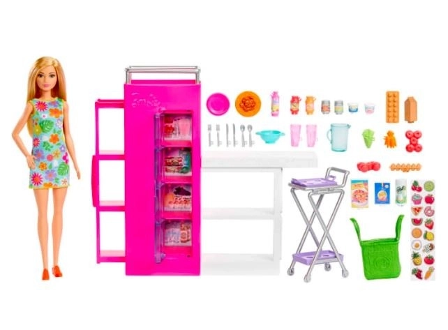 Barbie køkken med spisekammer