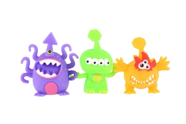 Rumvæsen/Monster anti-stress klemmegulv 8-9cm 3 farver