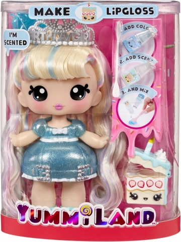 Yummiland-dukke med lipgloss Callie Birthday Cake