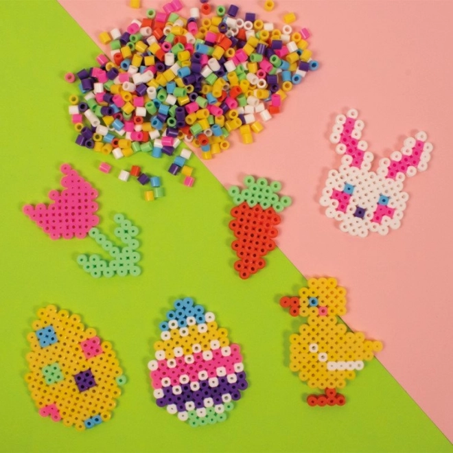 PLAYBOX Strygeperler i spand - forårsfarver 5000 stk.