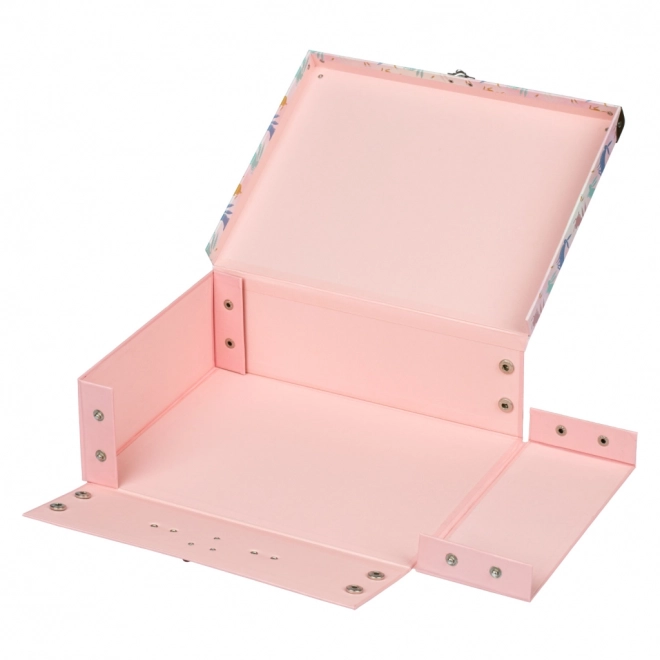 BAAGL Foldbar skoletaske Bunny med metalbeslag