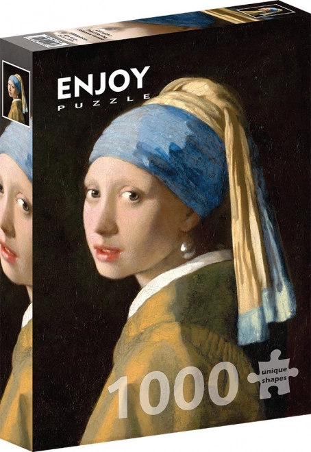 Puslespil Pige med perle af Johannes Vermeer 1000 brikker