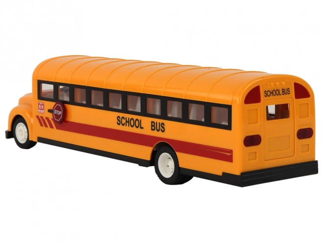 Gul skolebus med fjernbetjening R/C Åbne døre