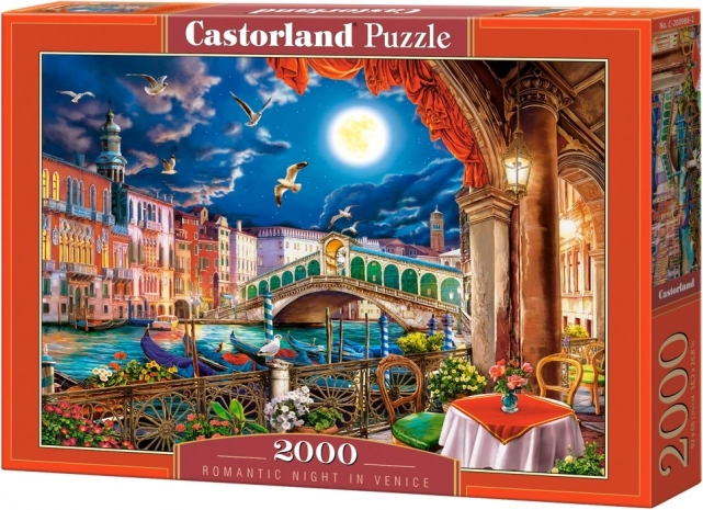Puslespil 2000 brikker romantisk nat i Venedig