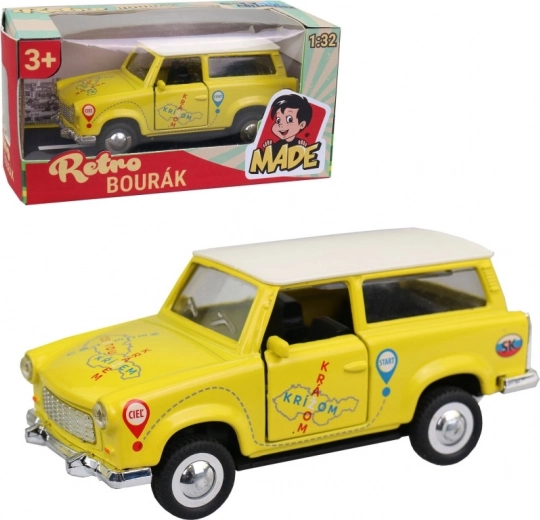 Metalmodel af bil Trabant stationcar 12 cm