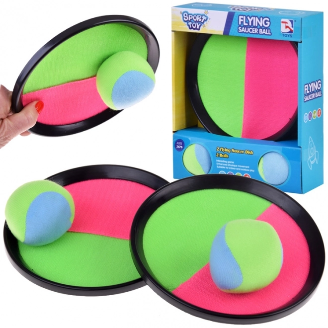 Spil med velcro-gribepinde og bolde