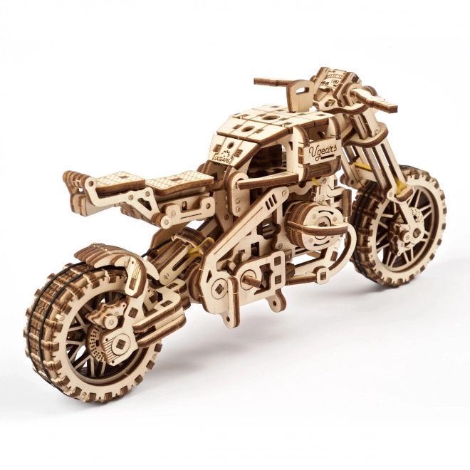 Ugears 3D puslespil Motorcykel med sidevogn 380 stykker