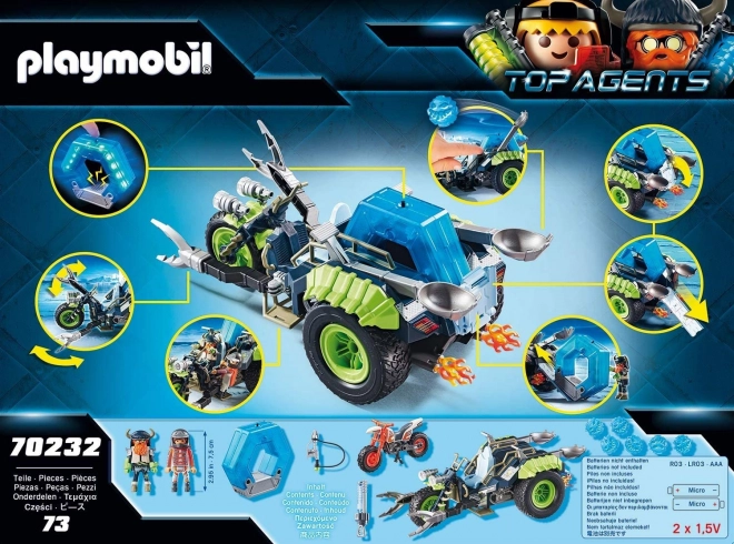 Playmobil Top Agents Arktiske Rebeller Trehjuler