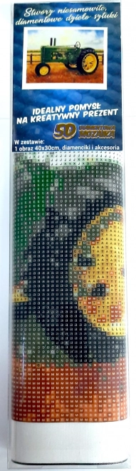 Norimpex diamant maleri Traktor John Deere 30x40 cm