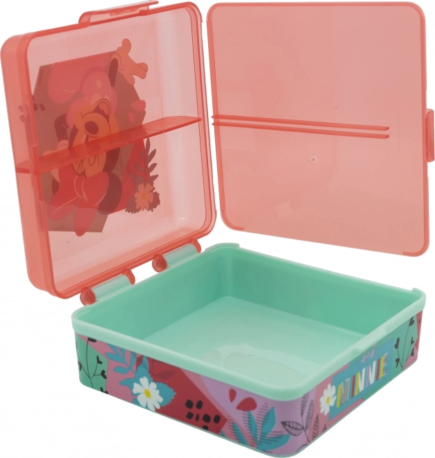 Firkantet Multi Box til frokost Minnie Mouse