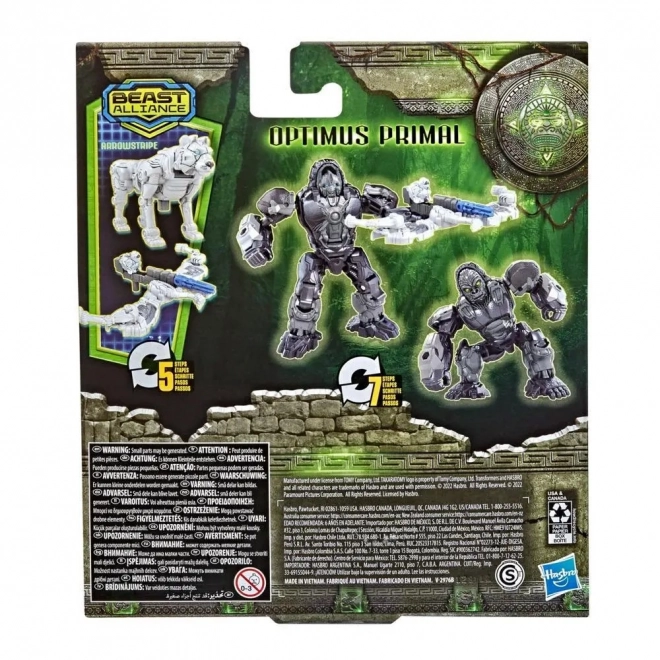 MV7 Battle Changers 2 pakke Optimus Primal figurer