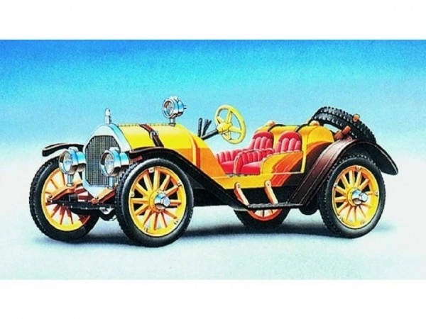 Model Mercer Raceabout 1912 12,5x5,5cm i kassen 25x14,5x4,5cm