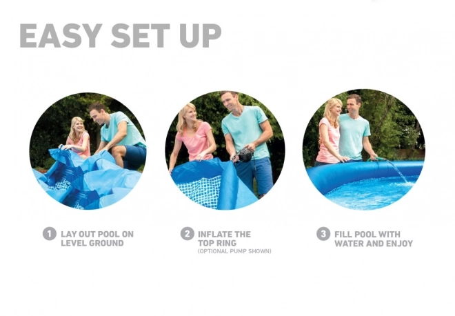 Oppustelig pool Intex Easy Set 244x61 cm