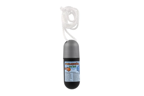 Sparegris til halsen med snor 11,5 cm plast ass. mix farver