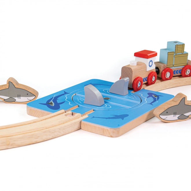 Bigjigs Rail Wire med hajer
