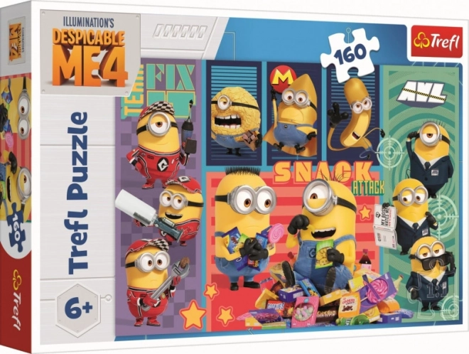 Puslespil 160 brikker Minion-glæde Trefl