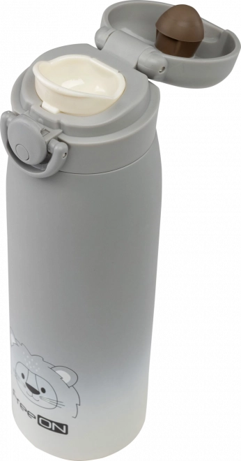 FreeON børns rustfri termoflaske 480 ml - Grå
