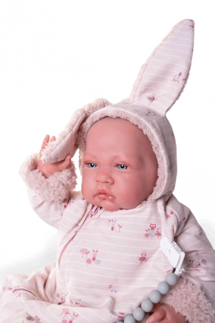 Antonio Juan 80110 SØD REBORN FØDT - realistisk dukke baby med blødt stofkrop - 40 cm