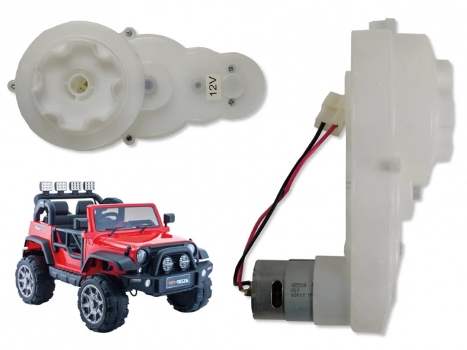 Motor + gearkasse 12V 11000RPM til køretøj HP012