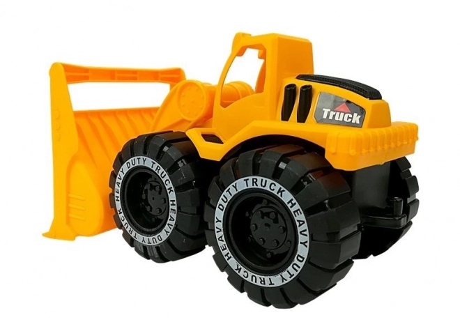 Stor lastbil legetøj med anhænger og bulldozer 49 cm