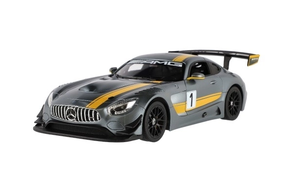 Auto RC Mercedes AMG GT3 plast 35cm 2,4GHz fjernstyring på batterier i kassen 44x18x23cm