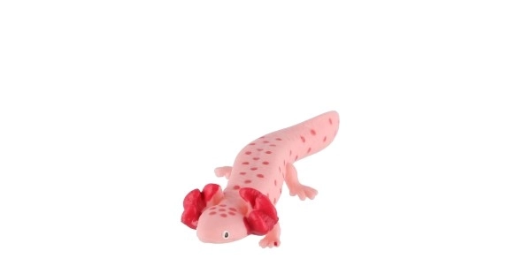 Axolotl mexicansk plastik 8cm i pose