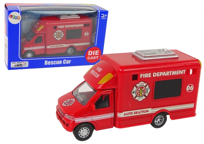 Redningskøretøjer med friktionstræk - Politi, Brandvæsen, Ambulance