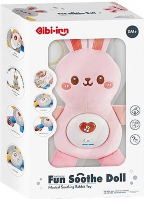 Chipolino plys krammedyr Kanin Lyserød