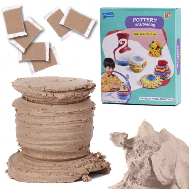 Lermateriale til drejeskive 1200 g