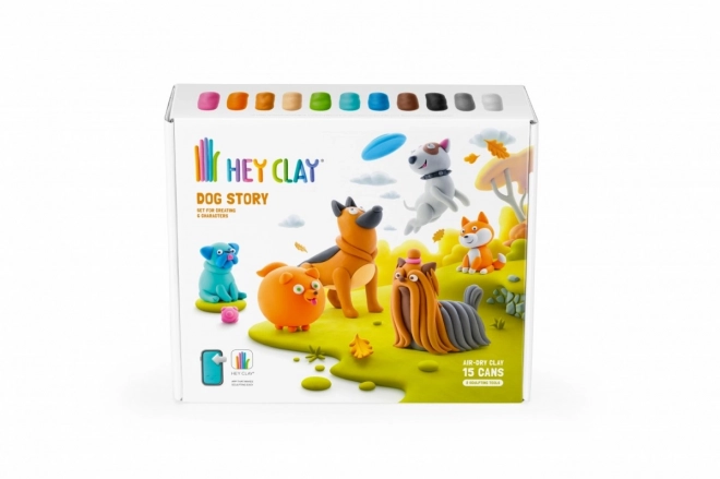 Hey Clay: Hunde historie - sæt af modellervoks
