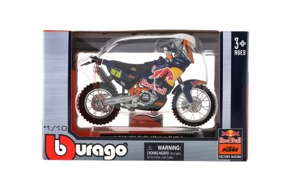 Metalmodel af motorcyklen KTM 450 Rally Dakar
