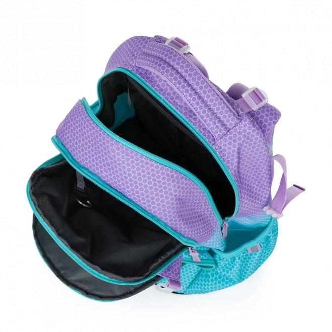 Skolerygsæk OXY Ombre Blue- pink