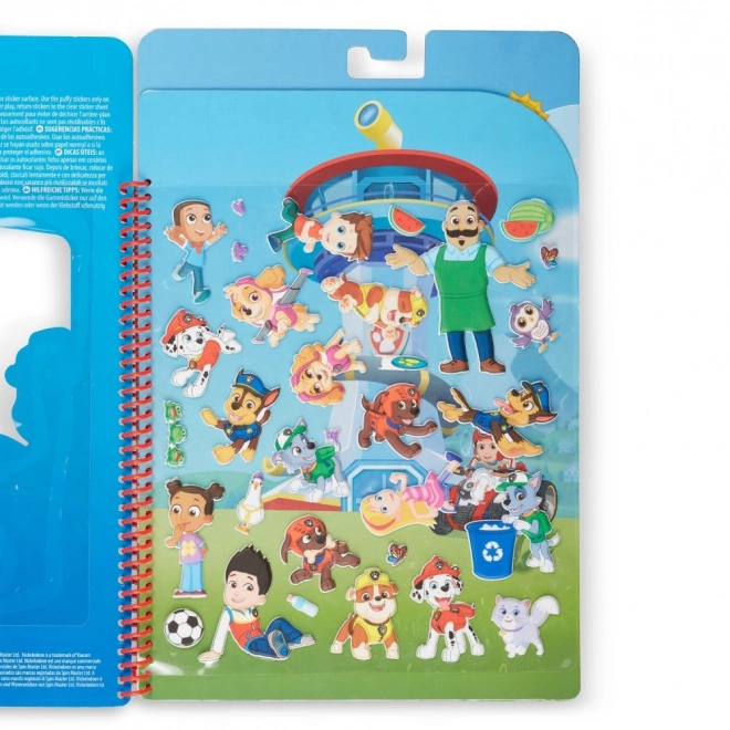 Paw Patrol Genanvendelige buede klistermærker - Bay of Adventures