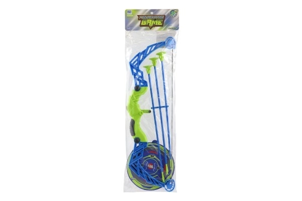 Bue 57cm + pile med sugekopper plast 3 stk + skive i pose