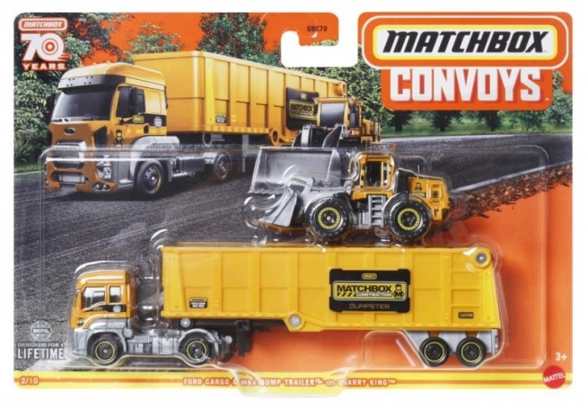 Transportkøretøj + bil Matchbox Convoys