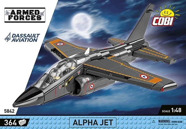 Væbnede Styrker Alpha Jet - Byggesæt 364 dele